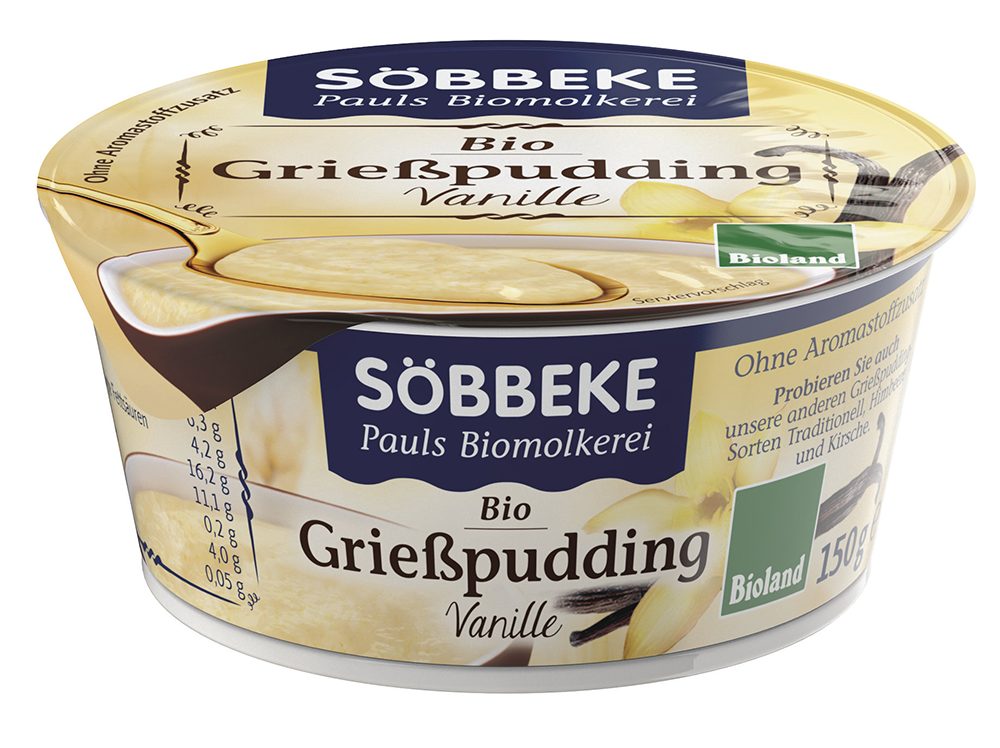 Grießpudding mit Vanille