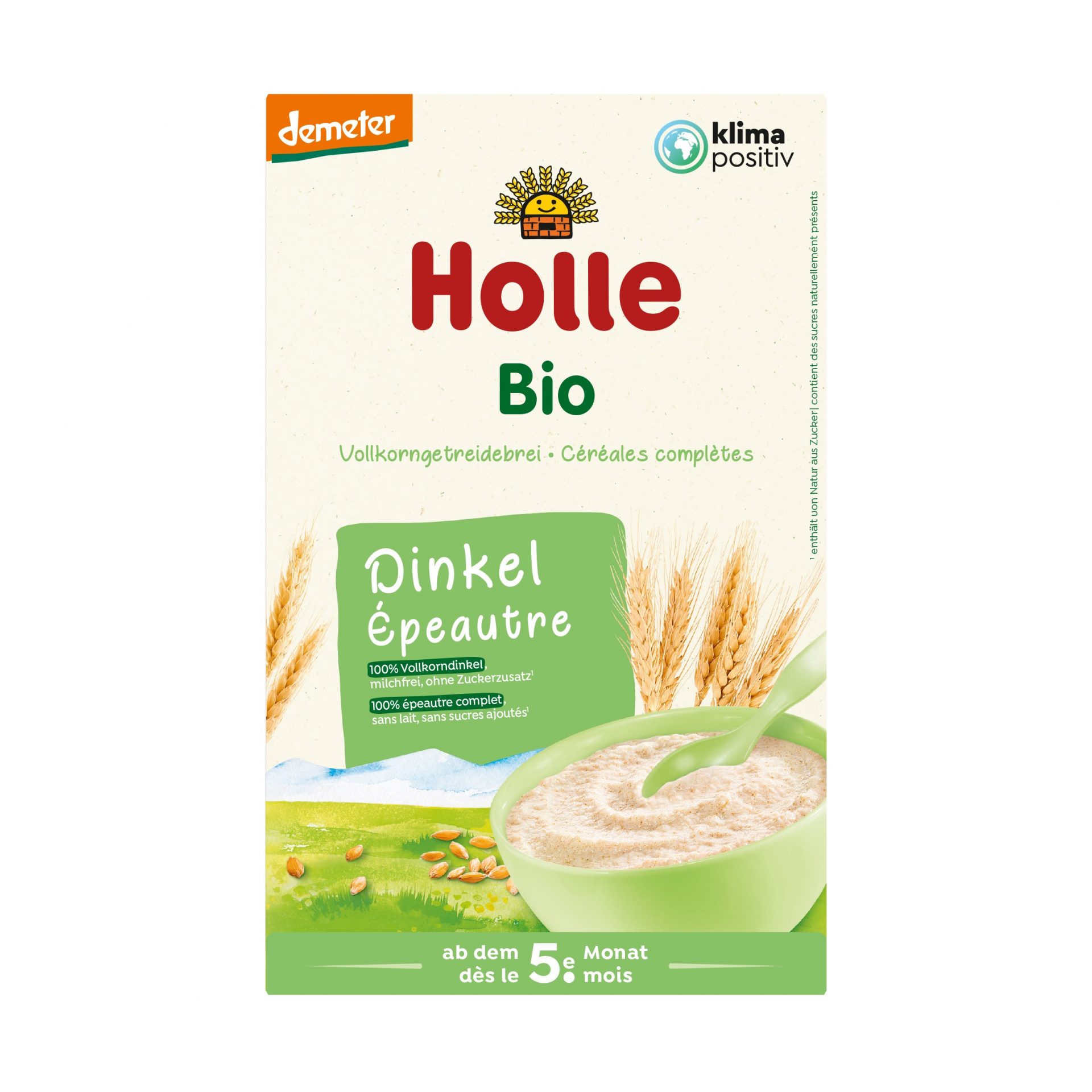 Dinkel Vollkorn- Getreidebrei